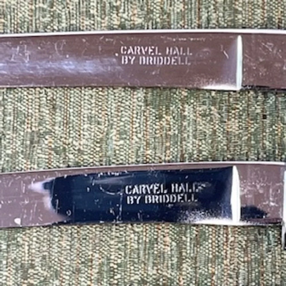 Vintage Carvel Hall by Briddell Steak Knife Set of 6 Cream‎ Handles Original Box